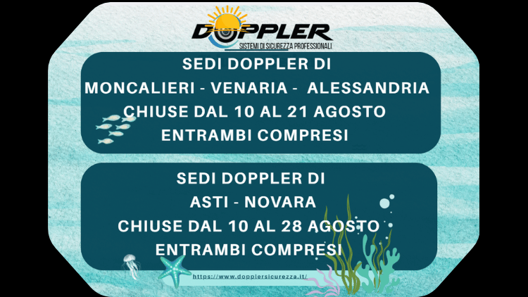 salva le chiusure estive doppler